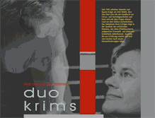 Tablet Screenshot of duo-krims.de